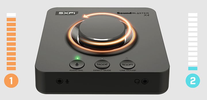 Creative Sound Blaster X4 Hi-Res 24bit/192kHz External USB